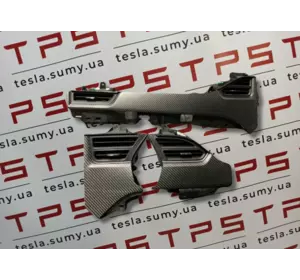 Декоративна торпедо накладка лівий карбон з дефектом Tesla Model S Restyling, 1007831-00-B