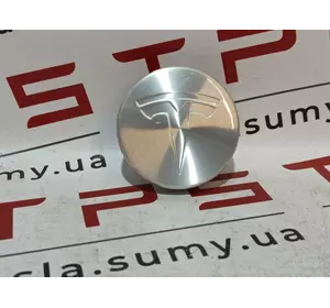 Ковпачок (орнамент) колісного диска хром б/в Tesla Model S Restyling, 6005879-00-A