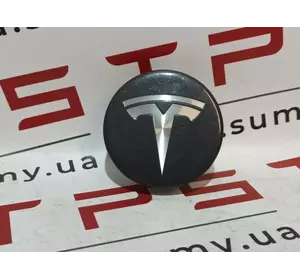 Ковпачок (орнамент) колісного диска графіт+хром новий Tesla Model S Restyling, 6005879-00-A